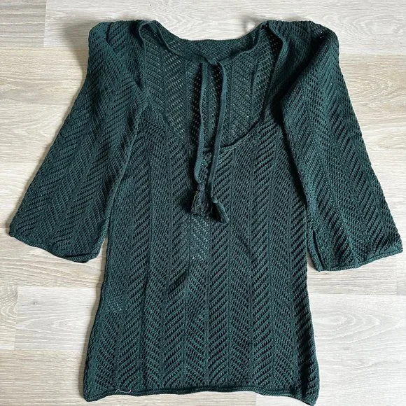 RUE STIIC - TORI KNIT DRESS - EDEN GREEN - SMALL SIZE - Picture 6 of 9